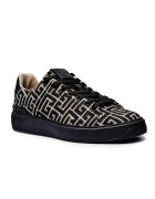 Balmain Sneakers cu adaos de piele
