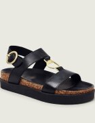 Barbour De piele sandale Gwen
