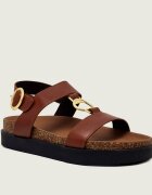 Barbour De piele sandale Gwen
