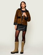 Barbour Geacă Adina | Loose fit | catifea reiată