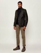 Barbour Geacă Beacon | Slim Fit cu adaos de piele