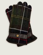 Barbour Mănuși de piele Newbrough Tartan cu adaos de lână