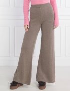 Beatrice B Pantaloni de tricot | flare fit cu adaos de lână și cașmir