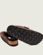 Birkenstock De piele căptușite mules (încălțăminte) Boston Big Buckle | shearling | narrow fit
