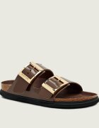 Birkenstock De piele șlapi Arizona Droplet Buckle Cupsole | narrow fit