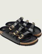 Birkenstock De piele șlapi Florida Fresh | narrow fit