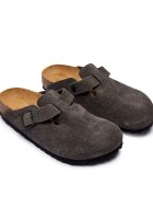 Birkenstock Mules (încălțăminte) Boston LEVE | narrow fit | piele întoarsă