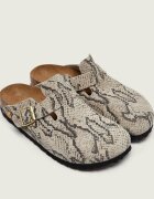 Birkenstock Mules (încălțăminte) Boston Rivet Logo | piele întoarsă | narrow fit
