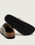 Birkenstock Mules (încălțăminte) Boston Rivet Logo | piele întoarsă | narrow fit