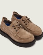 Birkenstock Pantofi loafer Highwood Moc Lace | zamsz | narrow fit