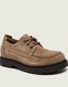 Birkenstock Pantofi loafer Highwood Moc Lace | zamsz | narrow fit