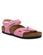 Birkenstock Sandale Patent Candy Pink cu adaos de piele | narrow fit