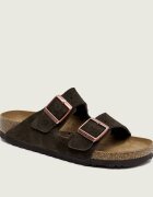 Birkenstock Șlapi Arizona LEVE | piele întoarsă | narrow fit