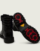 BOGNER De piele încălțăminte înaltă Helsinki S 2 cu adaos de lână