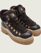 BOGNER De piele insulete Arosa 9E | shearling cu adaos de lână