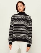 BOGNER Guler înalt Rosa | regular fit cu adaos de lână și cașmir