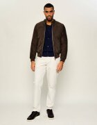 BOMBOOGIE Geacă bomber | regular fit | piele întoarsă