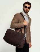 BORSALINO De piele geantă de voiaj