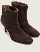 BOSS BLACK Botine cu toc subțire Anyah_Bootie80_SD | piele întoarsă