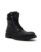 BOSS BLACK Botine Vanity cu adaos de piele