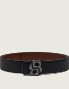 BOSS BLACK Curea din piele cu două fețe B_Icon
