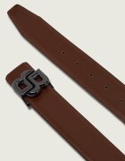 BOSS BLACK Curea din piele cu două fețe B_Icon