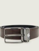 BOSS BLACK Curea din piele cu două fețe B_Icon_Plq_Gb35_pp