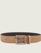 BOSS BLACK Curea Elloy-Sd-GmSt_Sz35 | piele întoarsă