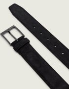 BOSS BLACK Curea Elloy-Sd-GmSt_Sz35 | piele întoarsă