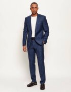 BOSS BLACK De lână costum H-Huge-2Pcs-B1-253 cu adaos de mătase
