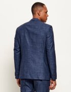 BOSS BLACK De lână costum H-Huge-2Pcs-B1-253 cu adaos de mătase