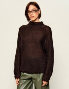 BOSS BLACK De lână guler înalt Fewena | Relaxed fit