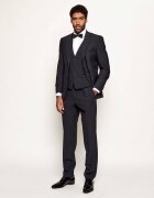 BOSS BLACK de lână vestă | slim fit
