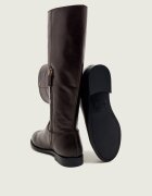 BOSS BLACK De piele cizme de echitație Lycia