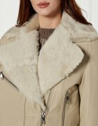 BOSS BLACK De piele geacă SABBINA | Regular Fit