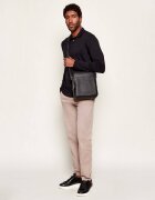 BOSS BLACK De piele geantă reporter New Crosstown_NS