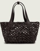 BOSS BLACK De piele geantă shopper + borsetă Lenah