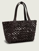 BOSS BLACK De piele geantă shopper + borsetă Lenah