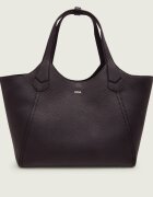 BOSS BLACK De piele geantă shopper Lenah