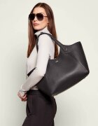 BOSS BLACK De piele geantă shopper Lenah