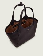 BOSS BLACK De piele geantă shopper Lenah