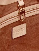 BOSS BLACK De piele geantă shopper Lenah