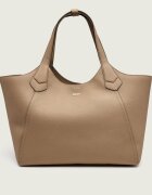 BOSS BLACK De piele geantă shopper Lenah
