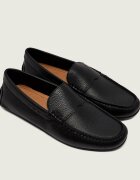 BOSS BLACK De piele mocasini Noel_Mocc_grpe
