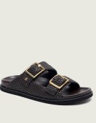 BOSS BLACK De piele șlapi Freyah