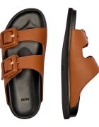 BOSS BLACK De piele șlapi Freyah