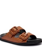 BOSS BLACK De piele șlapi Freyah