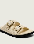 BOSS BLACK De piele șlapi Freyah_Slide_WVL