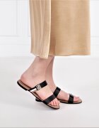 BOSS BLACK De piele șlapi Millie