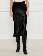 BOSS BLACK De satin fustă